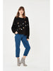 Scoop Neck wool Blend Sweater-Leggsington