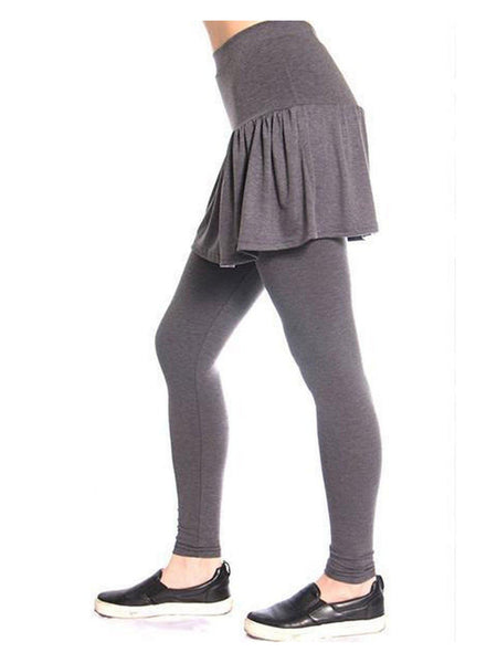 Skirted workout leggings hotsell