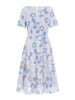 Emma Dress- Blue-Dress-Leggsington