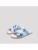 Miista - DEB BLUE RATTAN SANDALS-Shoes-Leggsington