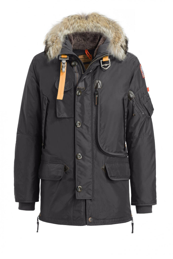 Parajumpers Men - Kodiak Masterpiece Parka Jacket - Anthracite-Outerwear-Leggsington