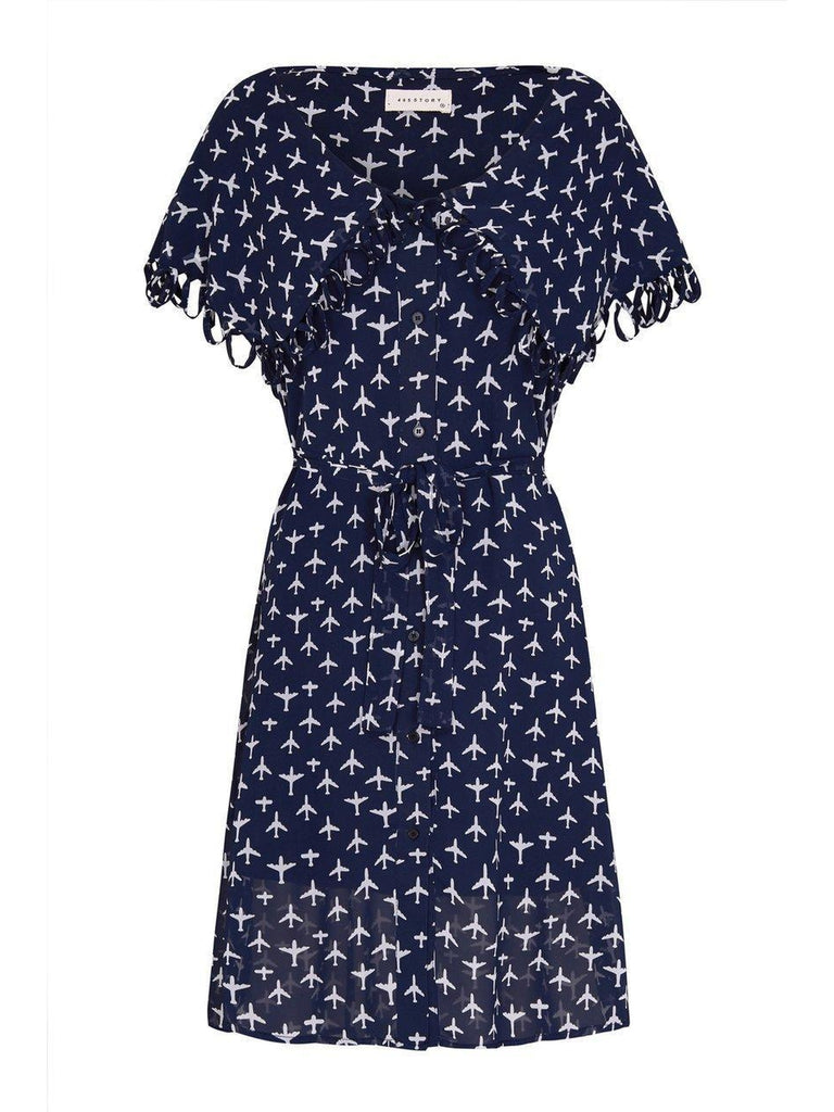 Taylor Dress- Navy-Dress-Leggsington