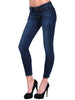 Siwy Denim - 'Hannah in Intense Love' - Cropped Blue Skinny Jeans-JEANS-Leggsington