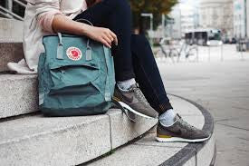 Frost green fjallraven kanken discount