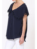 Taylor Blouse- Navy-Top-Leggsington