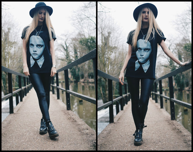 Check out Blogger Sophie Eggleton in our Faux Leather Leggings