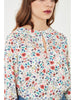 Long Sleeve Floral Blouse-Top-Leggsington