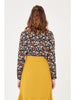 Long Sleeve Floral Blouse-Top-Leggsington