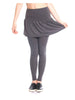 Rosie Workout Skirt (with leggings attached) - Gray-Skirt-Leggsington