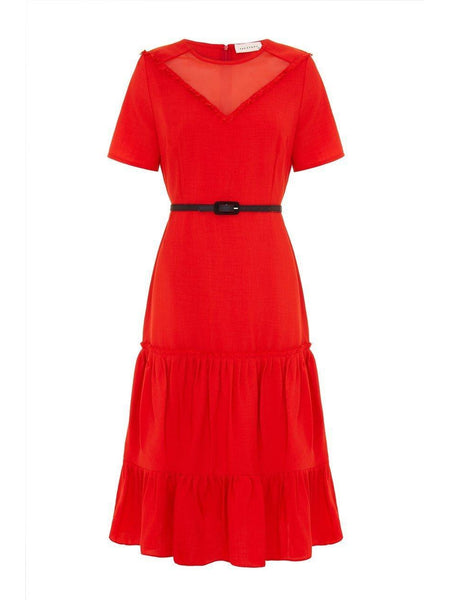 Jemma Dress- Red-Dress-Leggsington