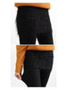 Gigi Black Sparkly Mini Skirt (with black leggings attached)-Skirt-Leggsington